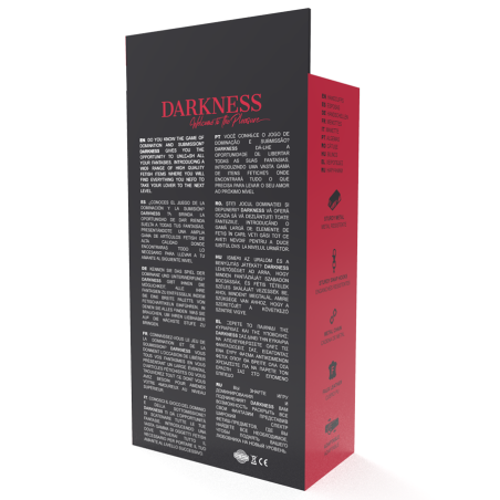DARKNESS ESPOSAS CUERO TOBILLOS AJUSTABLES NEGRO
