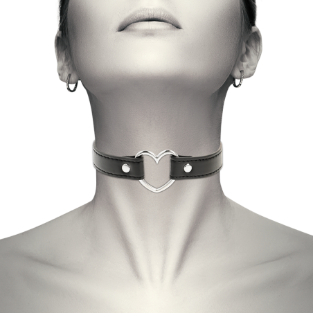 COQUETTE CHIC DESIRE COLLAR CUERO VEGANO ACCESORIO WOMAN CORAZON