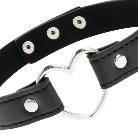 COQUETTE CHIC DESIRE COLLAR CUERO VEGANO ACCESORIO WOMAN CORAZON