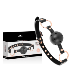 BEGME BLACK EDITION MORDAZA CUERO VEGANO 2