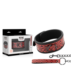 BEGME RED EDITION COLLAR CUERO VEGANO CON FORRO DE NEOPRENO 2