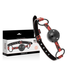 BEGME RED EDITION MORDAZA CUERO VEGANO 2