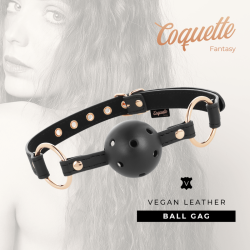 COQUETTE CHIC DESIRE FANTASY MORDAZA TRANSPIRABLE CUERO VEGANO 2