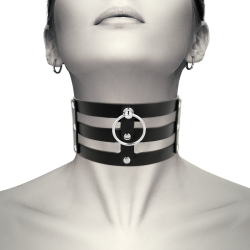 COQUETTE CHIC DESIRE CHOKER CUERO VEGANO ESTILO FETISH 2