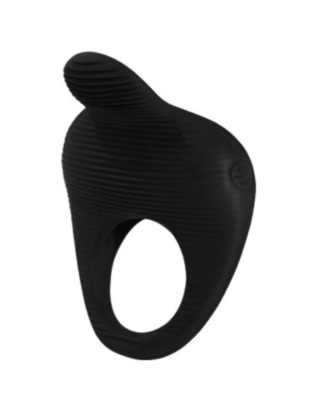 PRETTY LOVE ANILLO VIBRADOR THIMBLE NEGRO