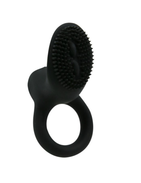 PRETTY LOVE ANILLO VIBRADOR COBRA NEGRO