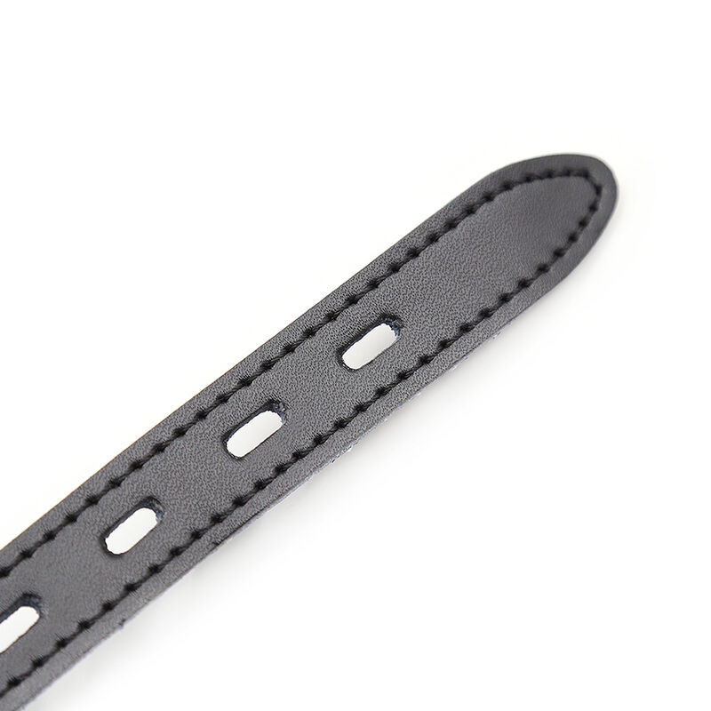 OHMAMA FETISH MORDAZA SILICONA CON CORREA PIEL CANDADO INCLUIDO