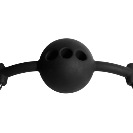 FETISH SUBMISSIVE BONDAGE MORDAZA DE BOLA DE SILICONA TRANSPIRABLE
