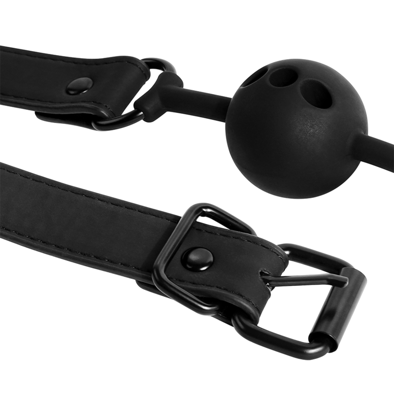 FETISH SUBMISSIVE BONDAGE MORDAZA DE BOLA DE SILICONA TRANSPIRABLE