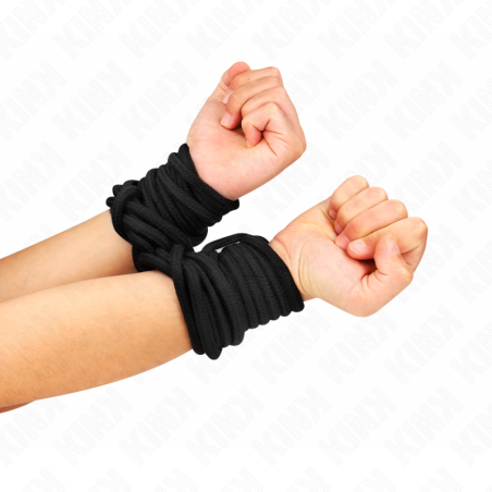 KINK CUERDA DE ALGODON 20 METROS NEGRO