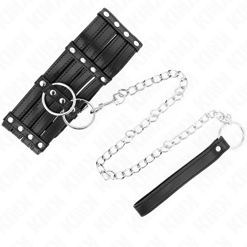 KINK COLLAR CON CORREA 65 CM ESTILO SUB AJUSTABLE 35 51 CM X 7 CM