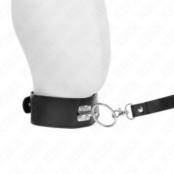 KINK COLLAR CON CORREA 116 CM CON TACHUELAS CORREA POLIPIEL 50 X 5 CM 2