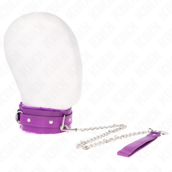 KINK COLLAR CON CORREA 65 CM CON RESTRICCIONES MORADO AJUSTABLE 36 42 CM X 55 CM 2