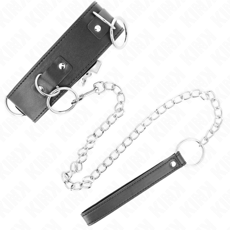 KINK COLLAR CON CORREA 65 CM 3 ANILLOS MODELO 2 AJUSTABLE 36 43 CM X 5 CM