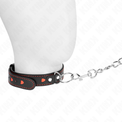 KINK COLLAR CON CORREA 65 CM DETALLES CORAZON 525 X 25 CM 2