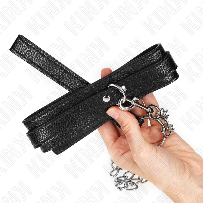 KINK COLLAR CON CORREA 65 CM PATRON DE SERPIENTE