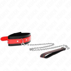 KINK COLLAR CON CORREA 65 CM ROJO AJUSTABLE 36 43 CM X 5 CM 2