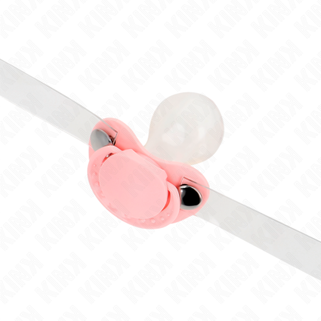 KINK MORDAZA FORMA CHUPETE 55 x 4 CM ROSA AJUSTABLE 43 60 CM