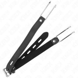 KINK MORDAZA GANCHO DE METAL 115 CM CON CORREA DE POLIPIEL AJUSTABLE 39 58 CM X 2 CM 2