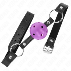 KINK MORDAZA DE BOLA 45 CM MORADO DURA HUECA 635 X 2 CM 2