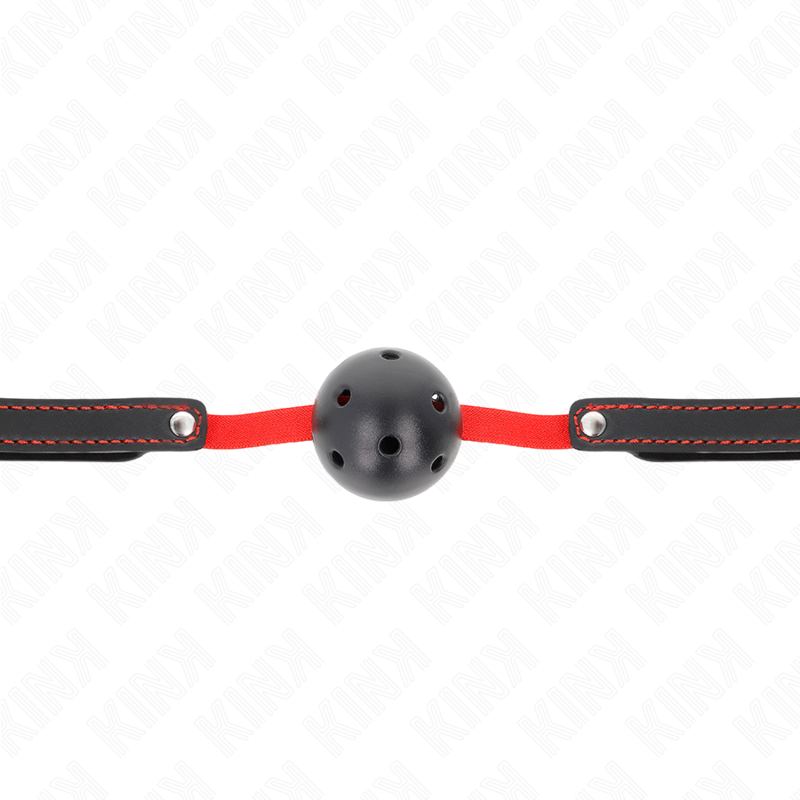 KINK MORDAZA DE BOLA 45 CM DURA HUECA CON CINTURON ELASTICO 56 x 15 CM