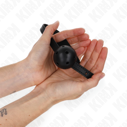 KINK MORDAZA DE BOLA 45 CM TRANSPIRABLE SIMPLICITY NEGRO 62 x 15 CM 2