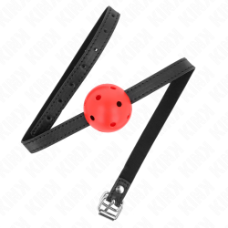 KINK MORDAZA DE BOLA 45 CM TRANSPIRABLE SIMPLICITY ROJO 62 x 15 CM 2