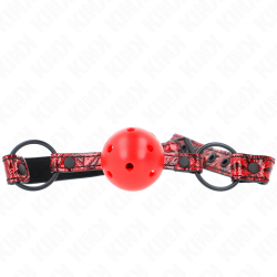 KINK MORDAZA DE BOLA 45 CM CON PATRON DE DIAMANTE MODELO 1 645 CM AJUSTABLE 42 60 CM