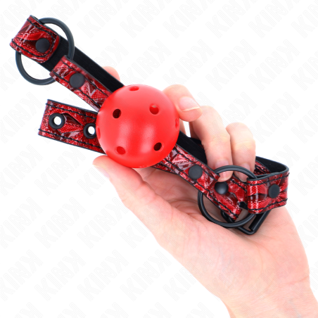 KINK MORDAZA DE BOLA 45 CM CON PATRON DE DIAMANTE MODELO 1 645 CM AJUSTABLE 42 60 CM