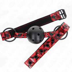 KINK MORDAZA DE BOLA 45 CM CON PATRON DE DIAMANTE MODELO 2 645 CM AJUSTABLE 42 60 CM 2