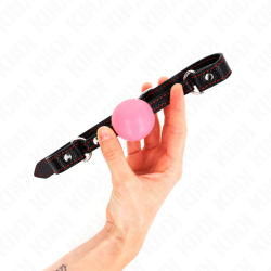KINK MORDAZA DE BOLA 4 CM DE ORO ROSA 60 x 2 CM 2