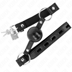 KINK MORDAZA DE BOLA 4 CM TPE NEGRO 60 x 2 CM 2