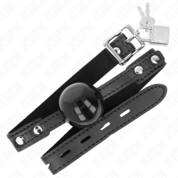 KINK MORDAZA DE BOLA 4 CM SUAVE DE TPE MODELO 3 60 x 2 CM AJUSTABLE 37 52 CM 2