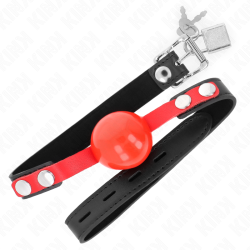 KINK MORDAZA DE BOLA 4 CM SUAVE DE TPE MODELO 4 60 x 2 CM AJUSTABLE 37 52 CM 2