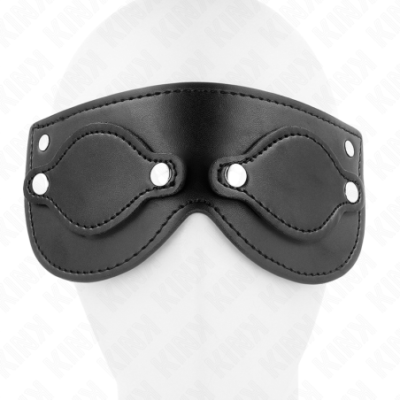 KINK MASCARA DE POLIPIEL CON CUBIERTAS PARA OJOS DESMONTABLES 22 x 9 CM