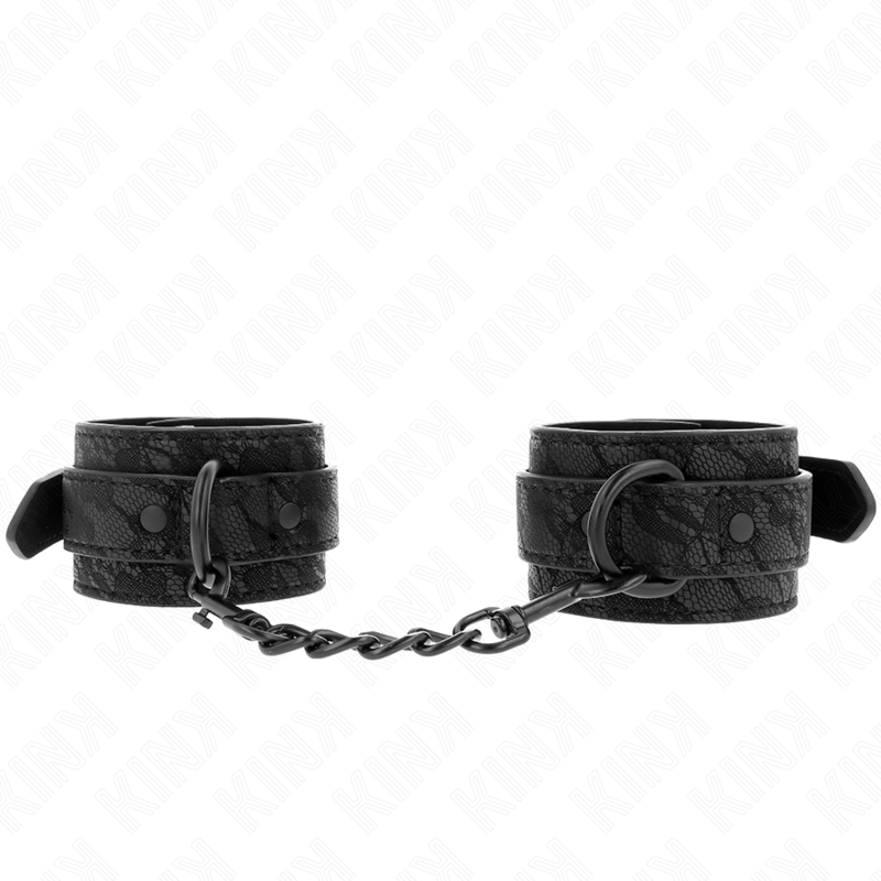KINK MUNEQUERAS DE ENCAJE AJUSTABLE NEGRO 19 26 CM