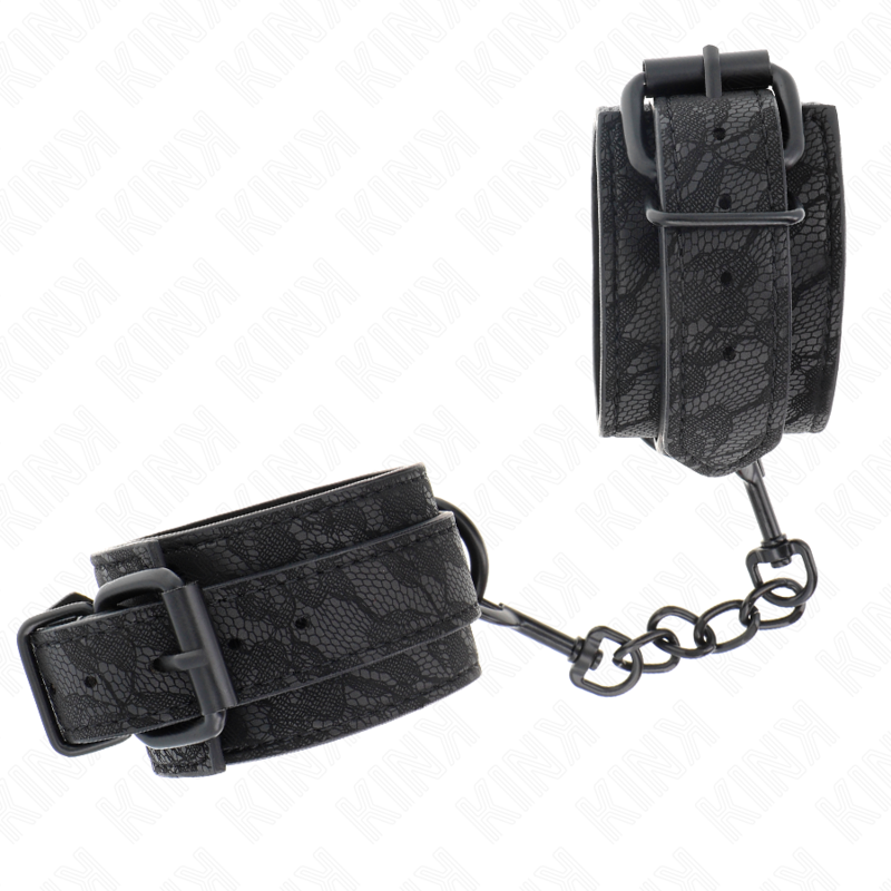 KINK MUNEQUERAS DE ENCAJE AJUSTABLE NEGRO 19 26 CM