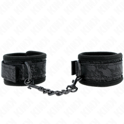 KINK MUNEQUERAS DE ENCAJE Y NEOPRENO AJUSTABLE NEGRO 20 29 CM X 5 CM