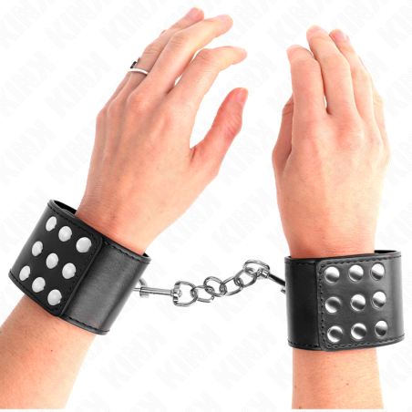 KINK MUNEQUERAS CON CIERRE A PRESION AJUSTABLE NEGRO 19 24 CM X 55 CM