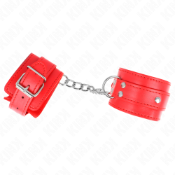 KINK MUNEQUERAS CON 3 ANILLAS EN D AJUSTABLE ROJO 175 25 CM X 6 CM 2