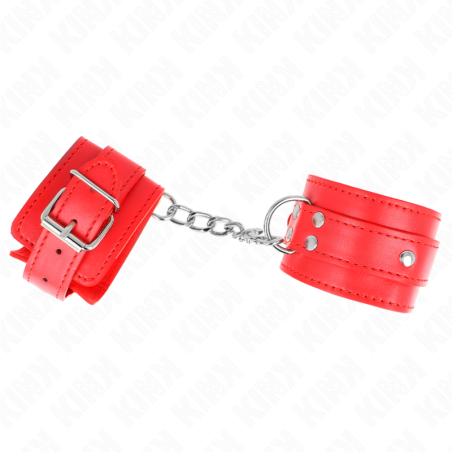 KINK MUNEQUERAS CON 3 ANILLAS EN D AJUSTABLE ROJO 175 25 CM X 6 CM