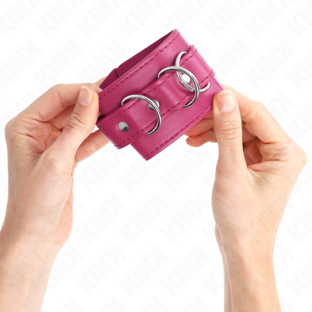 KINK MUNEQUERAS CON 3 ANILLAS EN D AJUSTABLE ROSA 175 25 CM X 6 CM