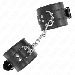 KINK MUNEQUERAS NEGRO CON CORREA NEGRO AJUSTABLE 17 28 CM X 6 CM 2