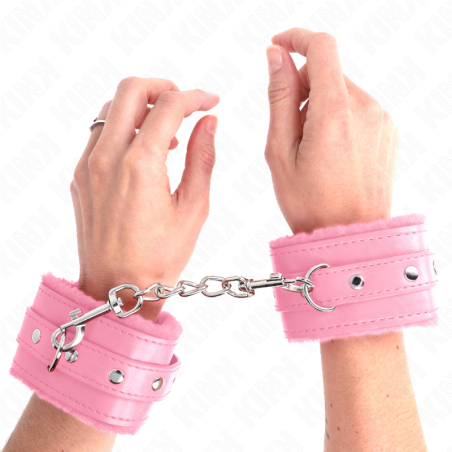KINK MUNEQUERAS FORRADAS PREMIUM ROSA CON CORREA ROSA AJUSTABLE 17 29 CM X 6 CM