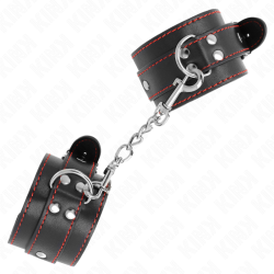 KINK MUNEQUERAS NEGRO CON DETALLES EN ROJO AJUSTABLE 20 28 CM X 55 CM 2