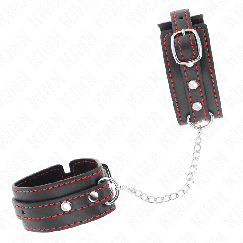 KINK MUNEQUERAS PEQUENA NEGRO CON DETALLES EN ROJO AJUSTABLE 14 24 CM X 35 CM