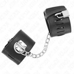 KINK MUNEQUERAS FIJAS CON CADENA 30 CM Y CIERRE CANDADO NEGRO AJUSTABLE 16 23 CM X 55 CM 2