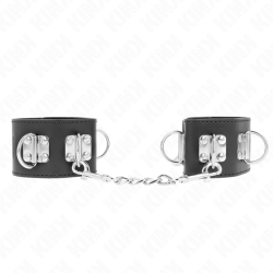 KINK MUNEQUERAS MULTIPOSICION CON CIERRE CANDADO NEGRO AJUSTABLE 16 23 CM X 55 CM
