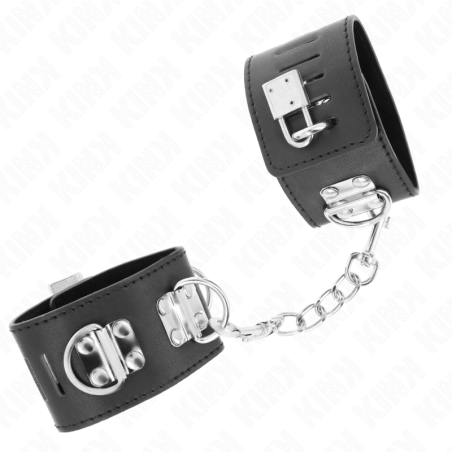KINK MUNEQUERAS MULTIPOSICION CON CIERRE CANDADO NEGRO AJUSTABLE 16 23 CM X 55 CM