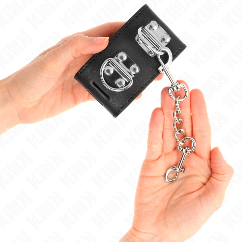 KINK MUNEQUERAS MULTIPOSICION CON CIERRE CANDADO NEGRO AJUSTABLE 16 23 CM X 55 CM